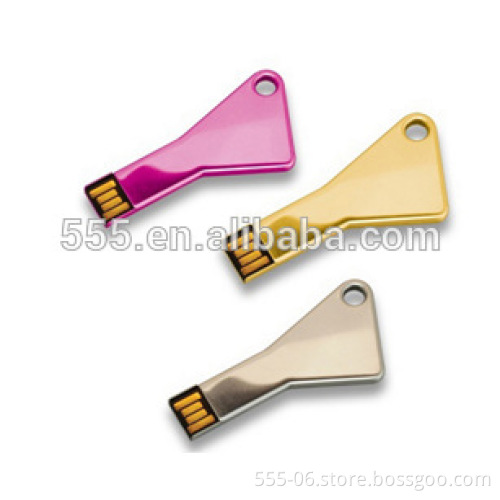 Hot sale Key shaped usb flash drive, different metal key usb drive for promotion